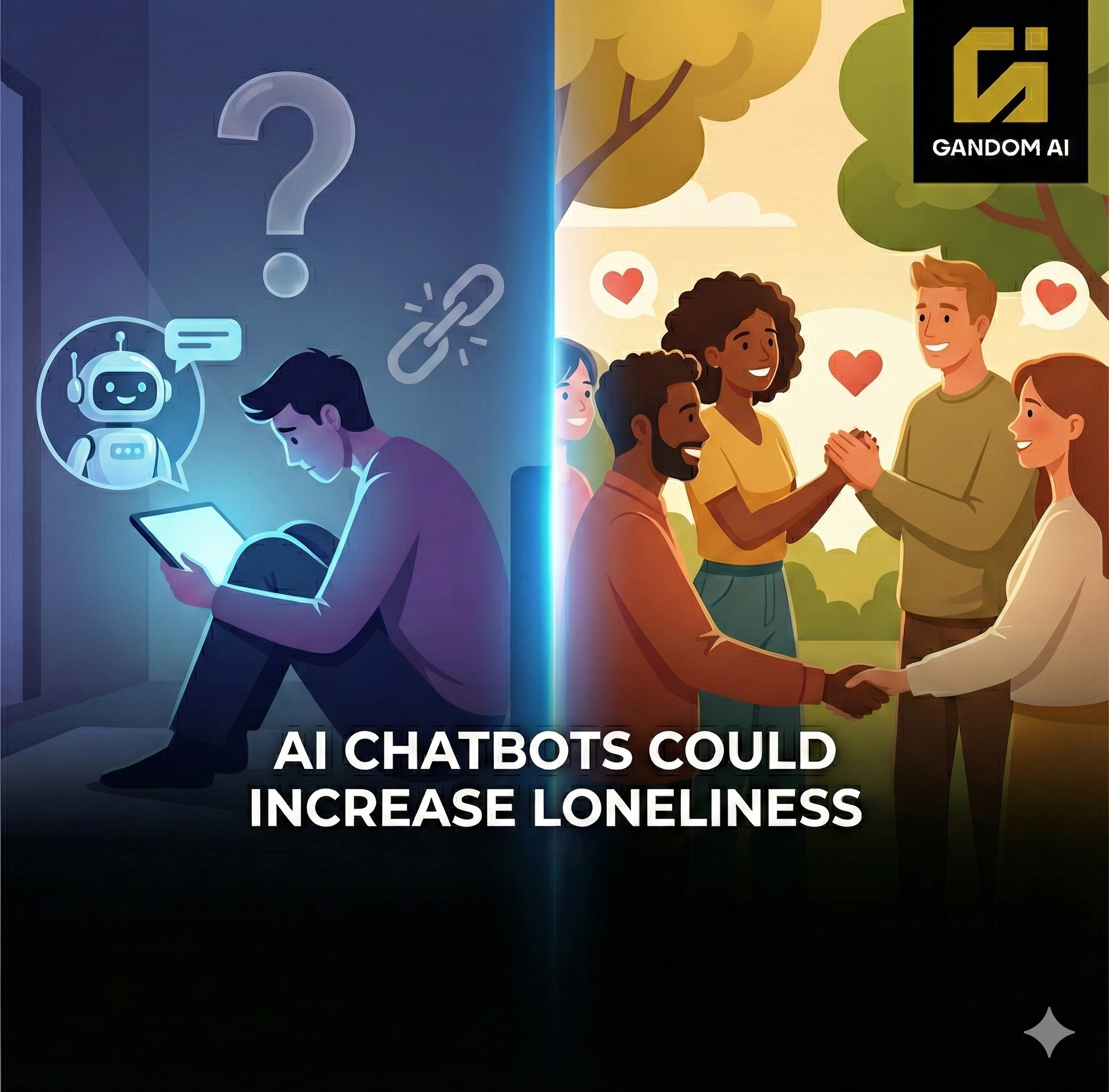 تحقیق: ربات‌های گفتگوی مصنوعی ممکن است سبب افزایش احساس تنهایی شوند