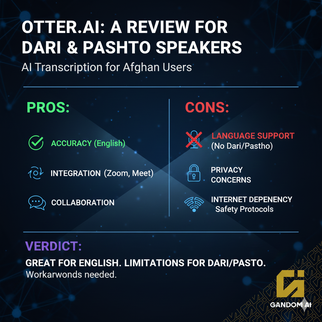 Review: Otter.ai - AI Transcription for Afghan Professionals